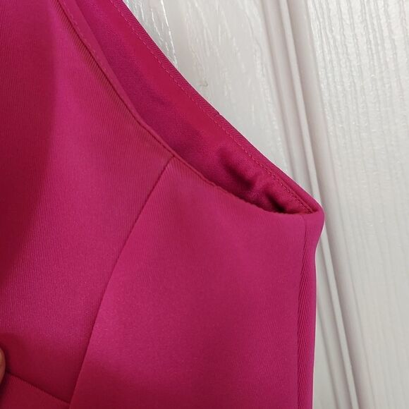 Ted Baker London Andice Fuschia Bodycon Midi Dress Sz 4 - Picture 8 of 15